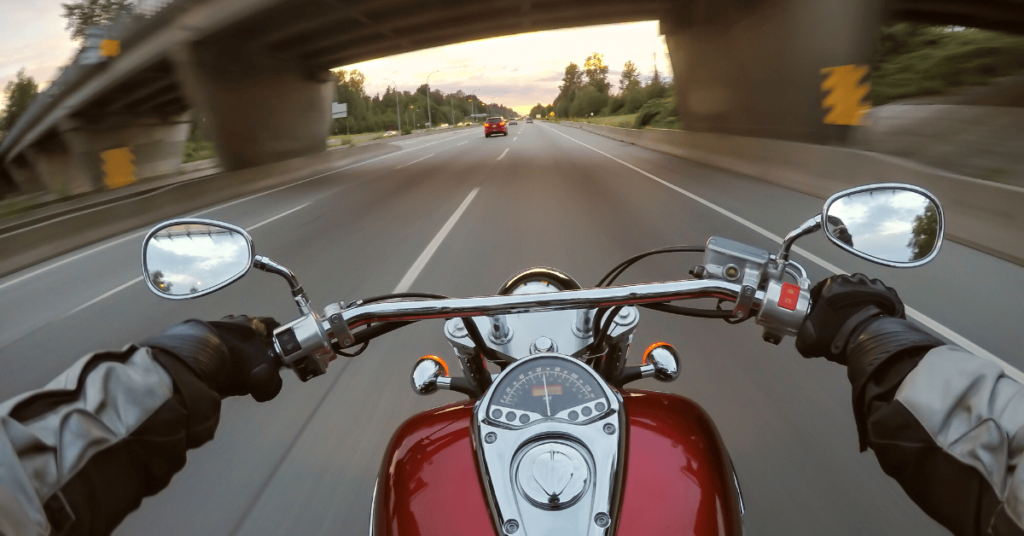Motorcycle road trip in Missouri highway
